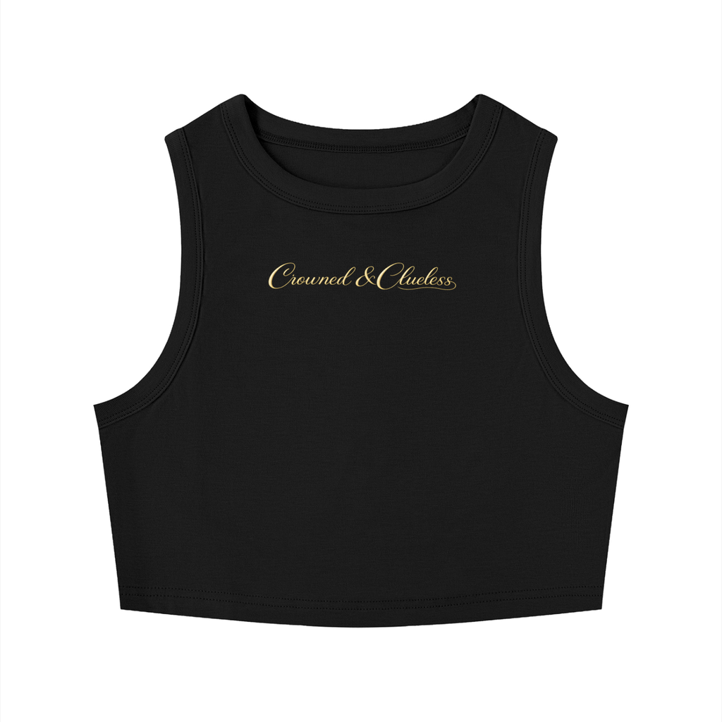 Crowned & Clueless BBY Tank-Butter BBY