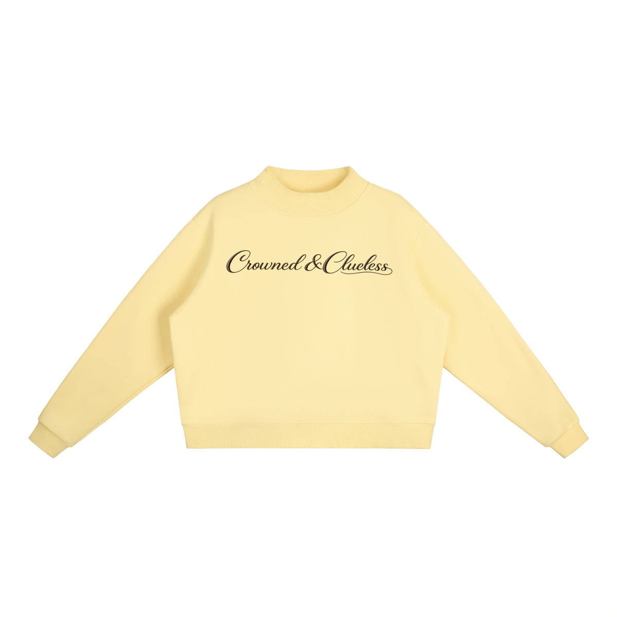 Crowned & Clueless Crew Neck- Coco Chaos