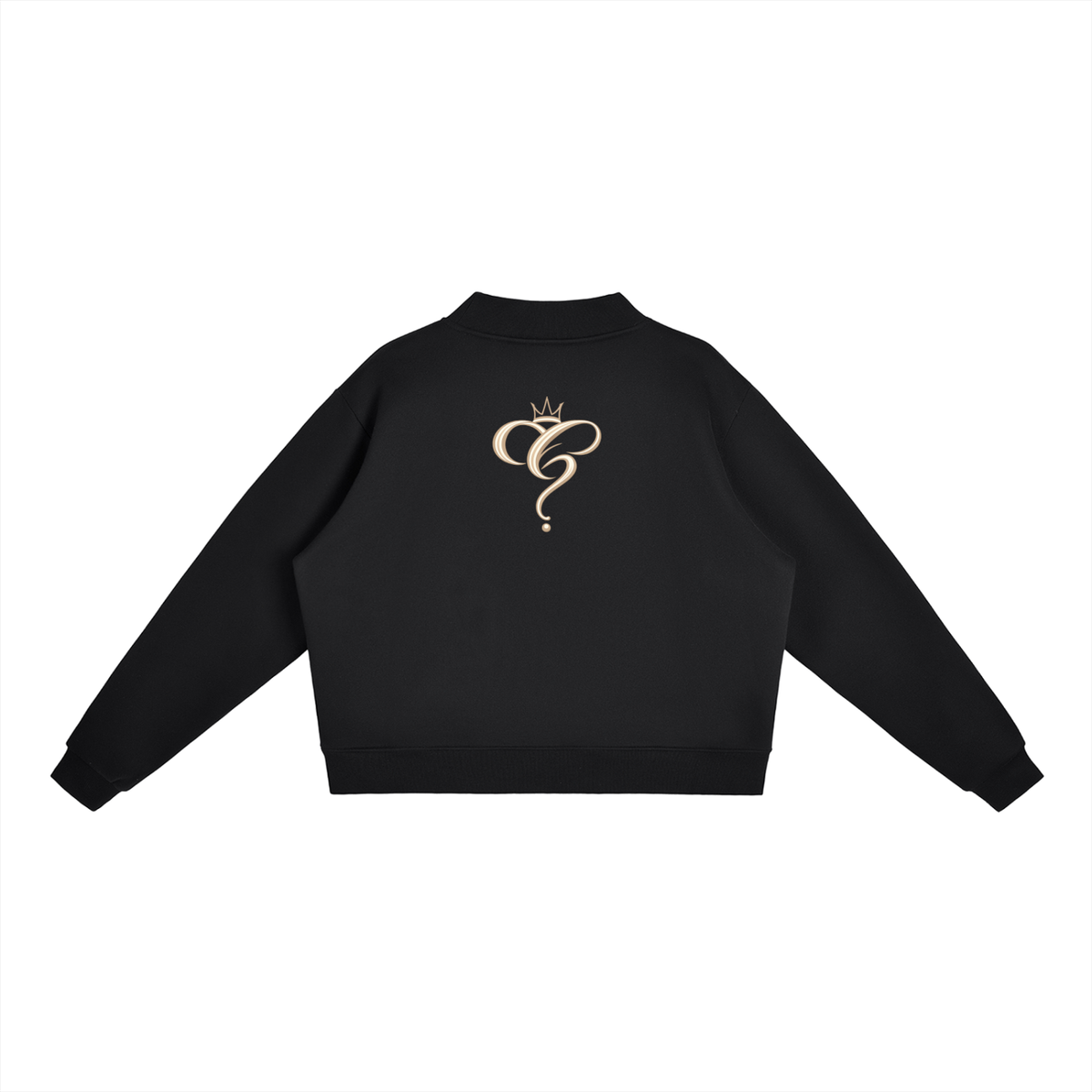 Crowned & Clueless Crew Neck-Butter Bby
