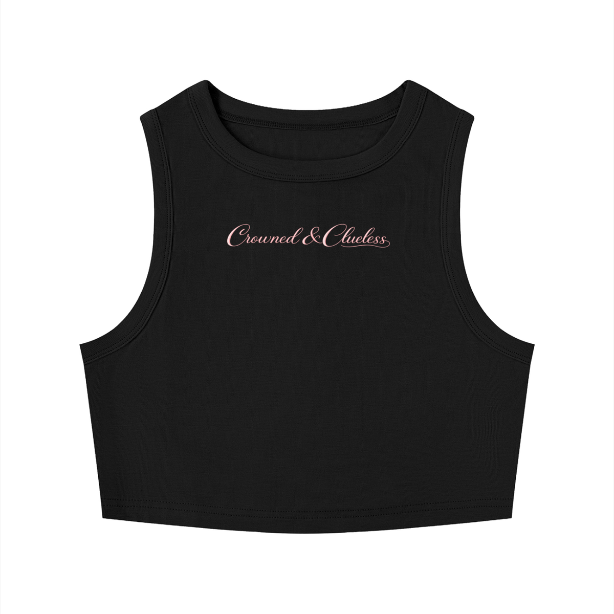 Crowned & Clueless BBY Tank-Pink Problems