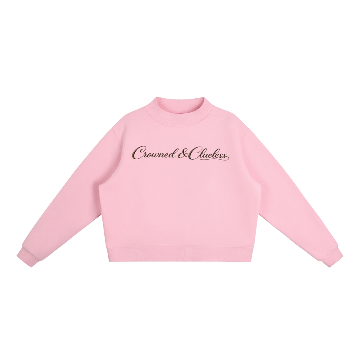 Crowned & Clueless Crew Neck- Coco Chaos