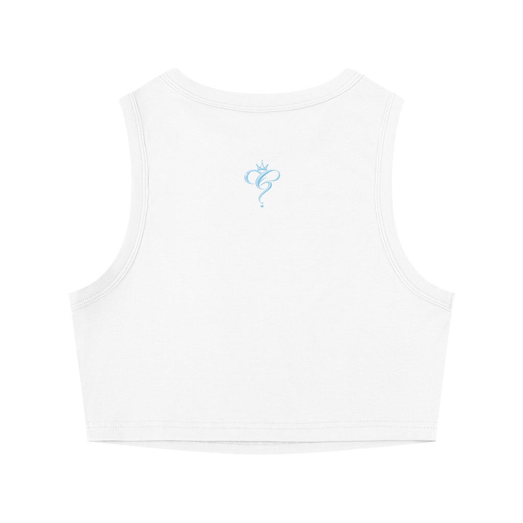 Crowned & Clueless BBY Tank-Blue Delulu