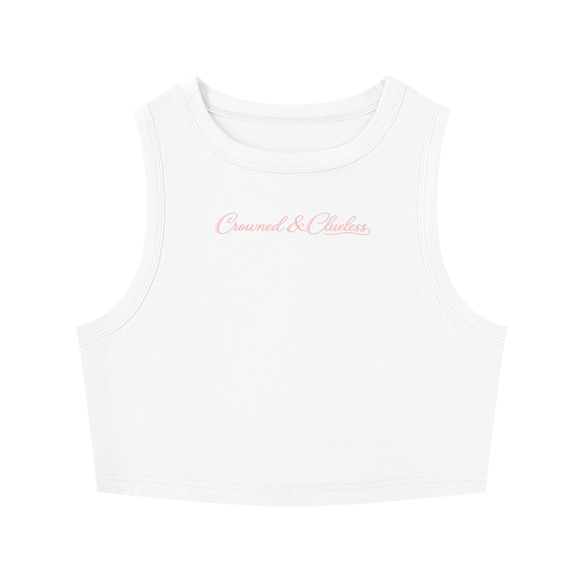 Crowned & Clueless BBY Tank-Pink Problems