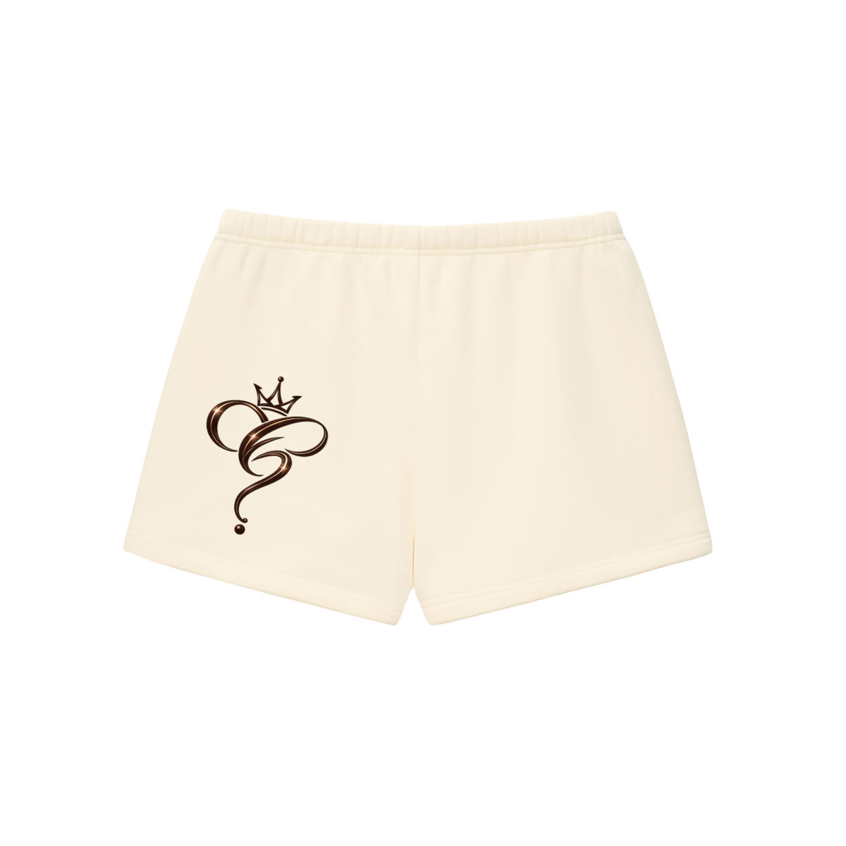 Crowned & Clueless Tie Shorts- Coco Chaos