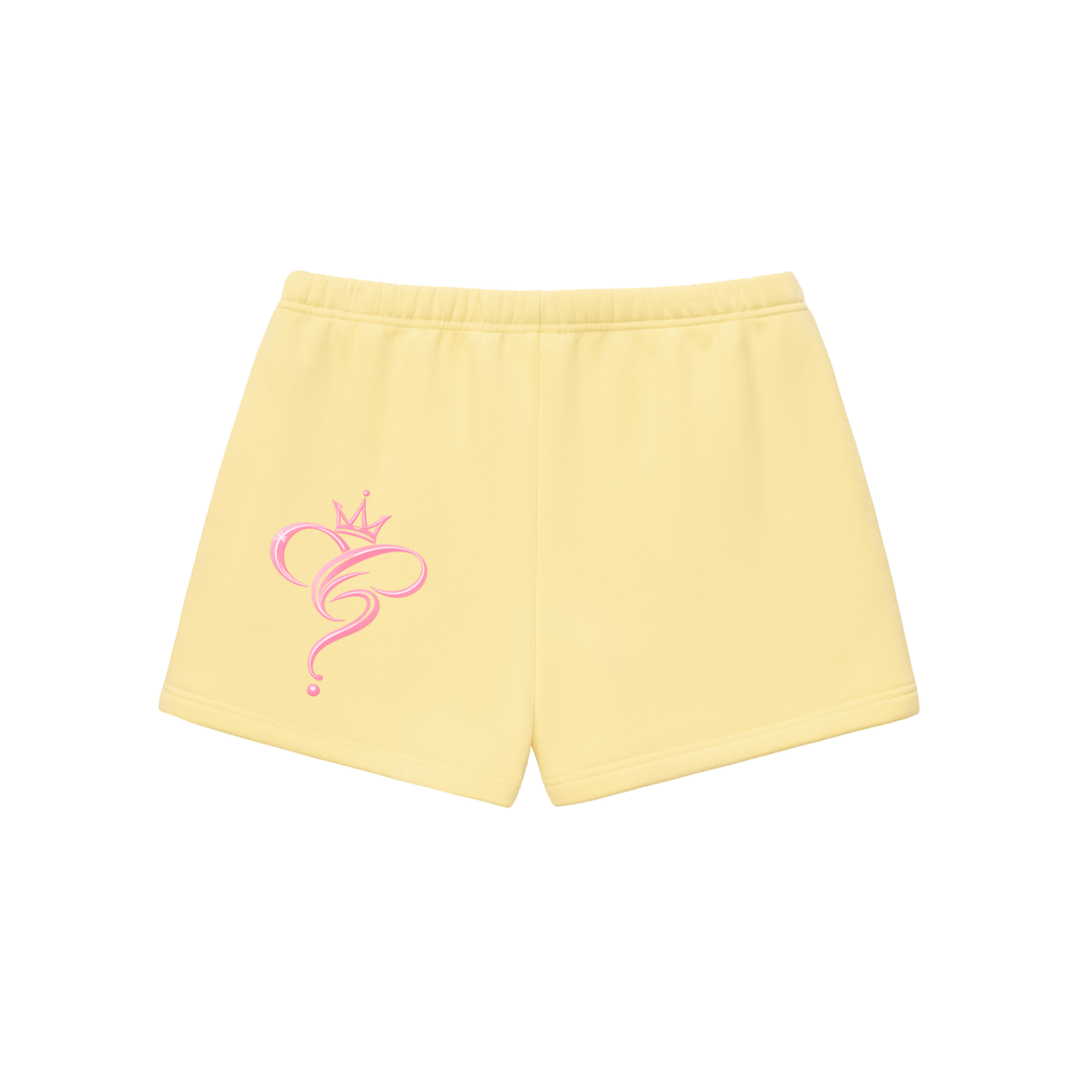 Crowned & Clueless Tie Shorts-Pink Problems