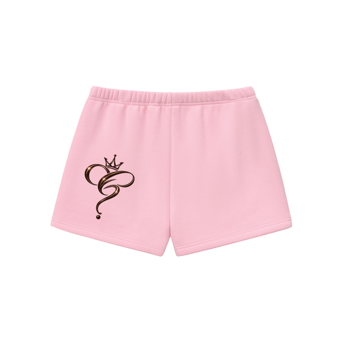 Crowned & Clueless Tie Shorts- Coco Chaos