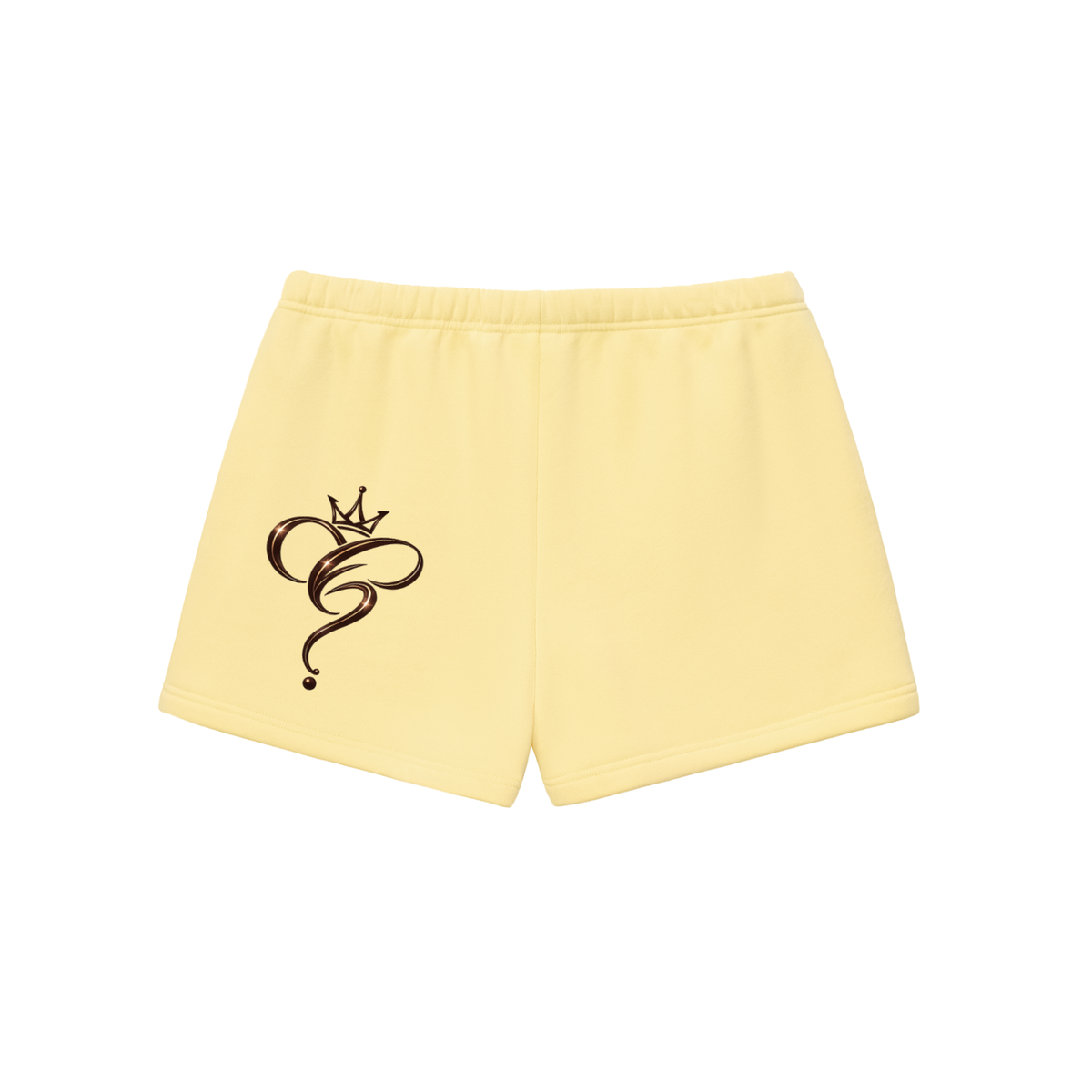 Crowned & Clueless Tie Shorts- Coco Chaos