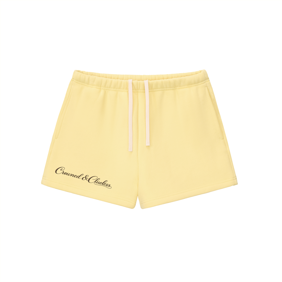 Crowned & Clueless Tie Shorts- Coco Chaos