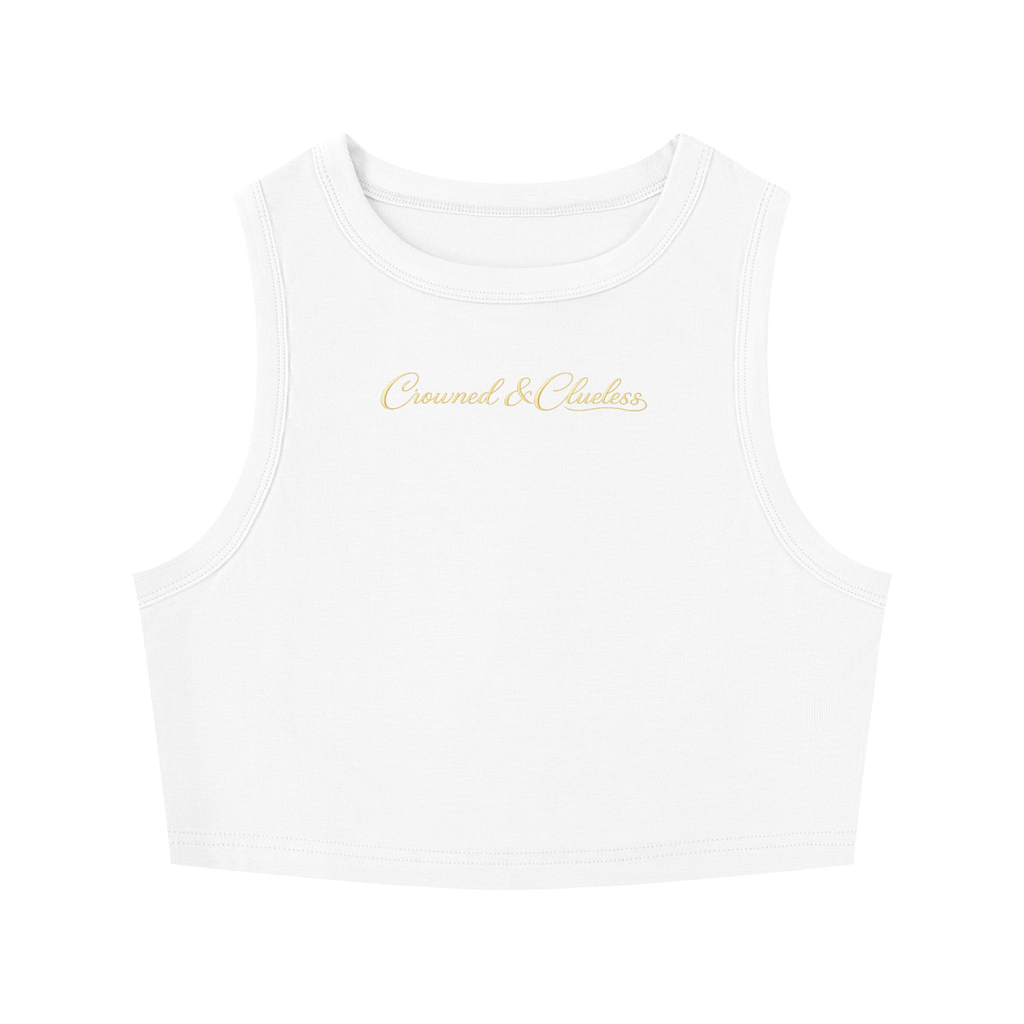Crowned & Clueless BBY Tank-Butter BBY