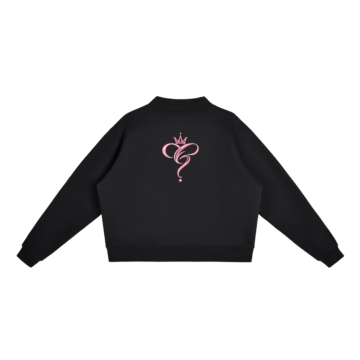 Crowned & Clueless Crew Neck-Pink Problems
