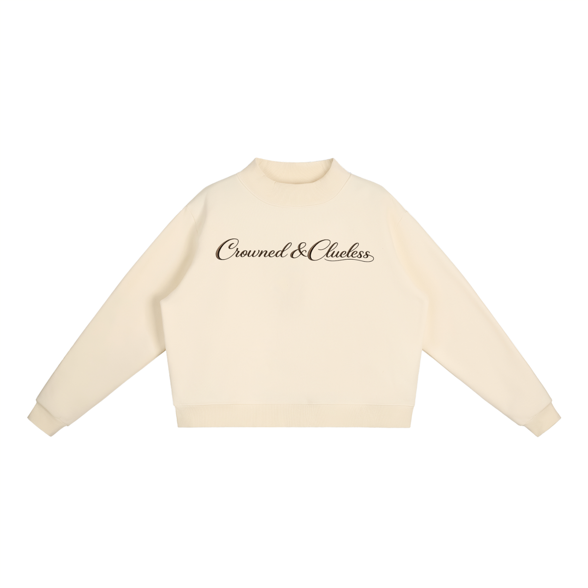 Crowned & Clueless Crew Neck- Coco Chaos